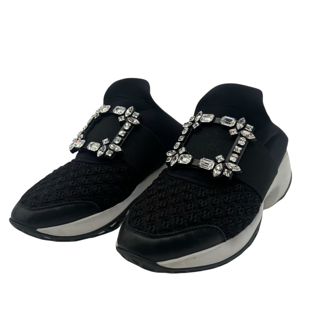 Viv' Run Crystal-Buckle Mule Sneakers size 39 (US 9)